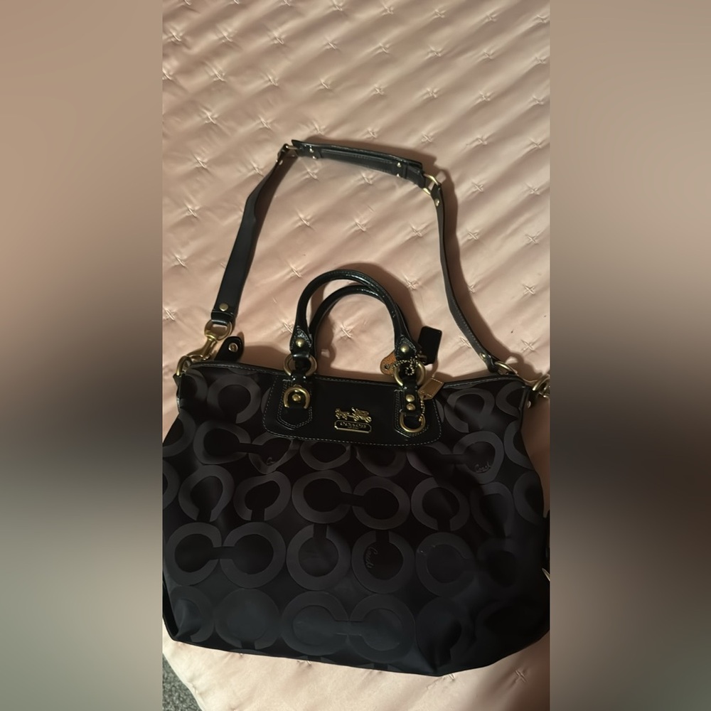 Coach Black and Gold Women's Bag